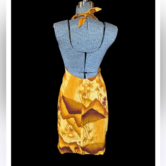 Vintage Pomare wrap sarong mini dress - Picture 2 of 4